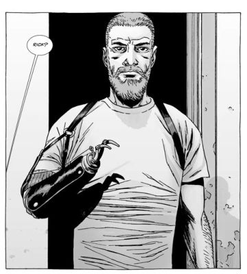 how did rick lose his hand in the comics? what if he had a prosthetic?